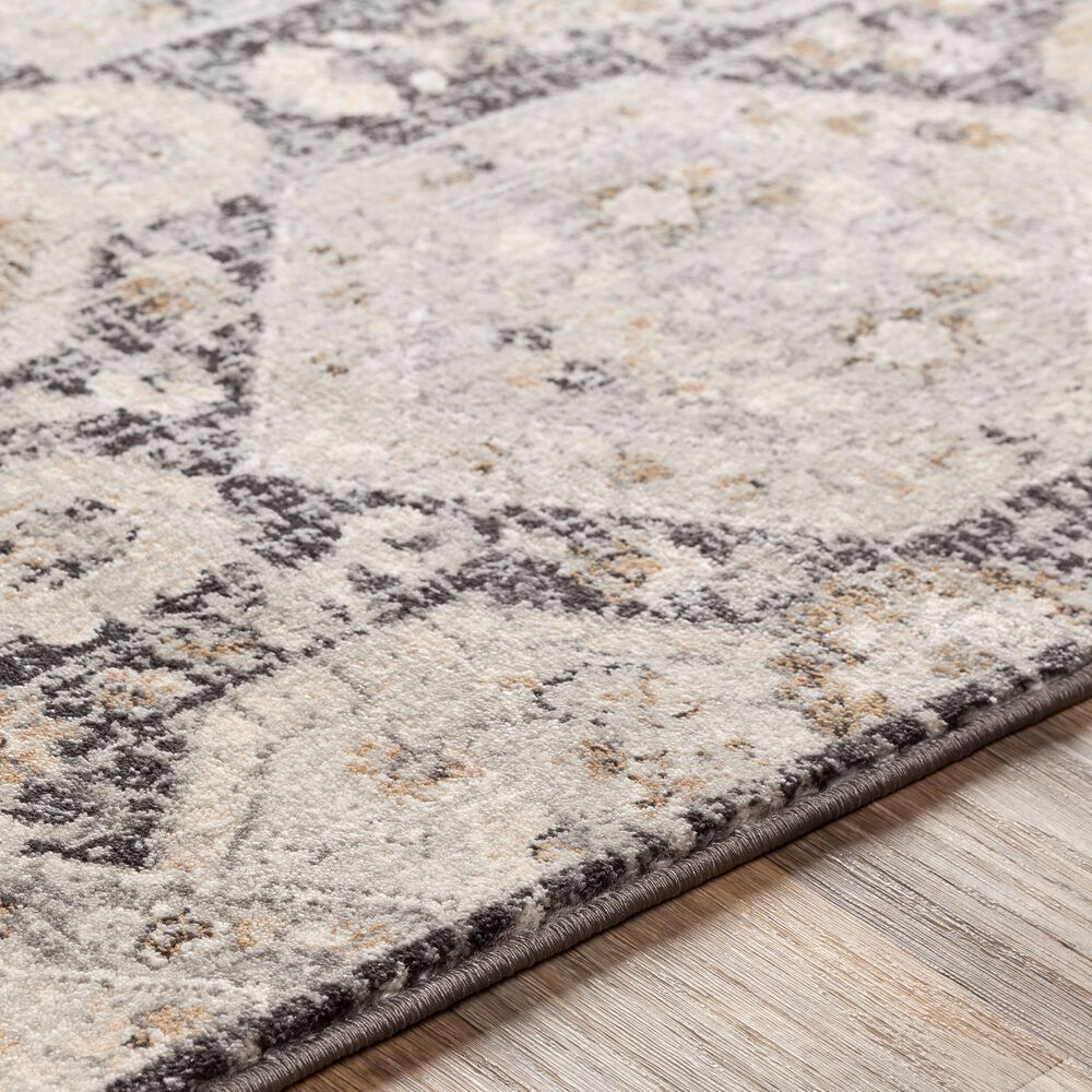 Surya Indigo 8&#39;7&quot; x 12&#39;4&quot; Black, Gray, Charcoal, Mustard, Beige and Off-White Area Rug, , large