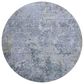 Dalyn Rug Company Bresca 8" Round Blue Indoor/Outdoor Area Rug, , large