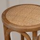 Linon Home Decor Rae Rattan Counter Stool in Weathered Grey, , large