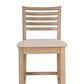 Linon Home Decor Torino Ladder Back Bar Stool in Grey Wash, , large