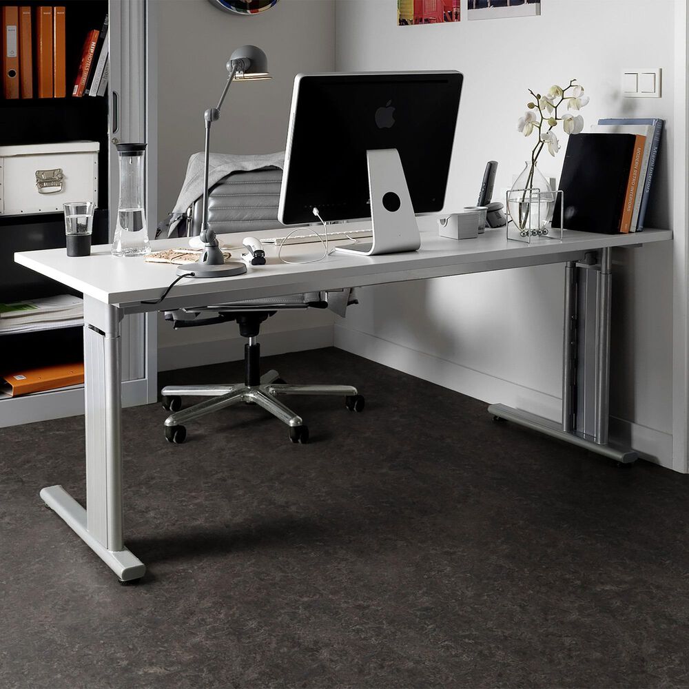 Forbo Marmoleum Cinch Loc Seal 12&quot; x 12&quot; Laminate Tile in Dark Bistre, , large