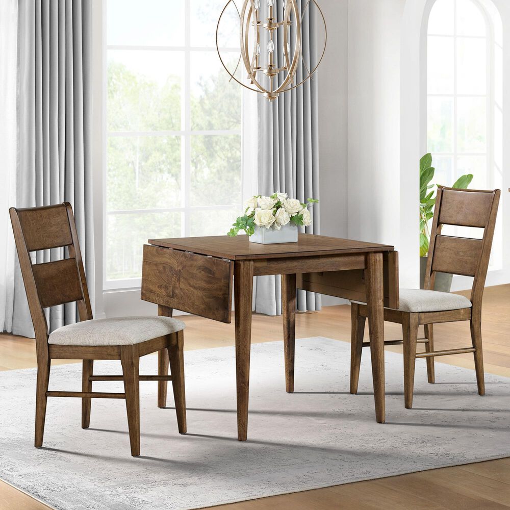 Hawthorne Furniture Koloa 3-Piece Rectangular Dining Set in Honey, , large