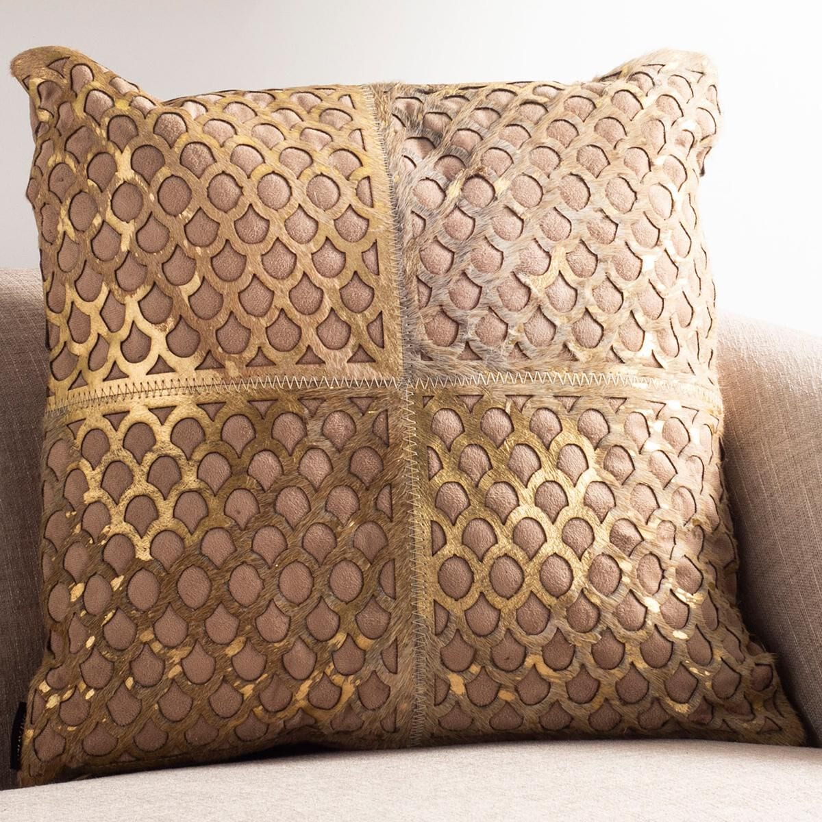 Large gold online pillows