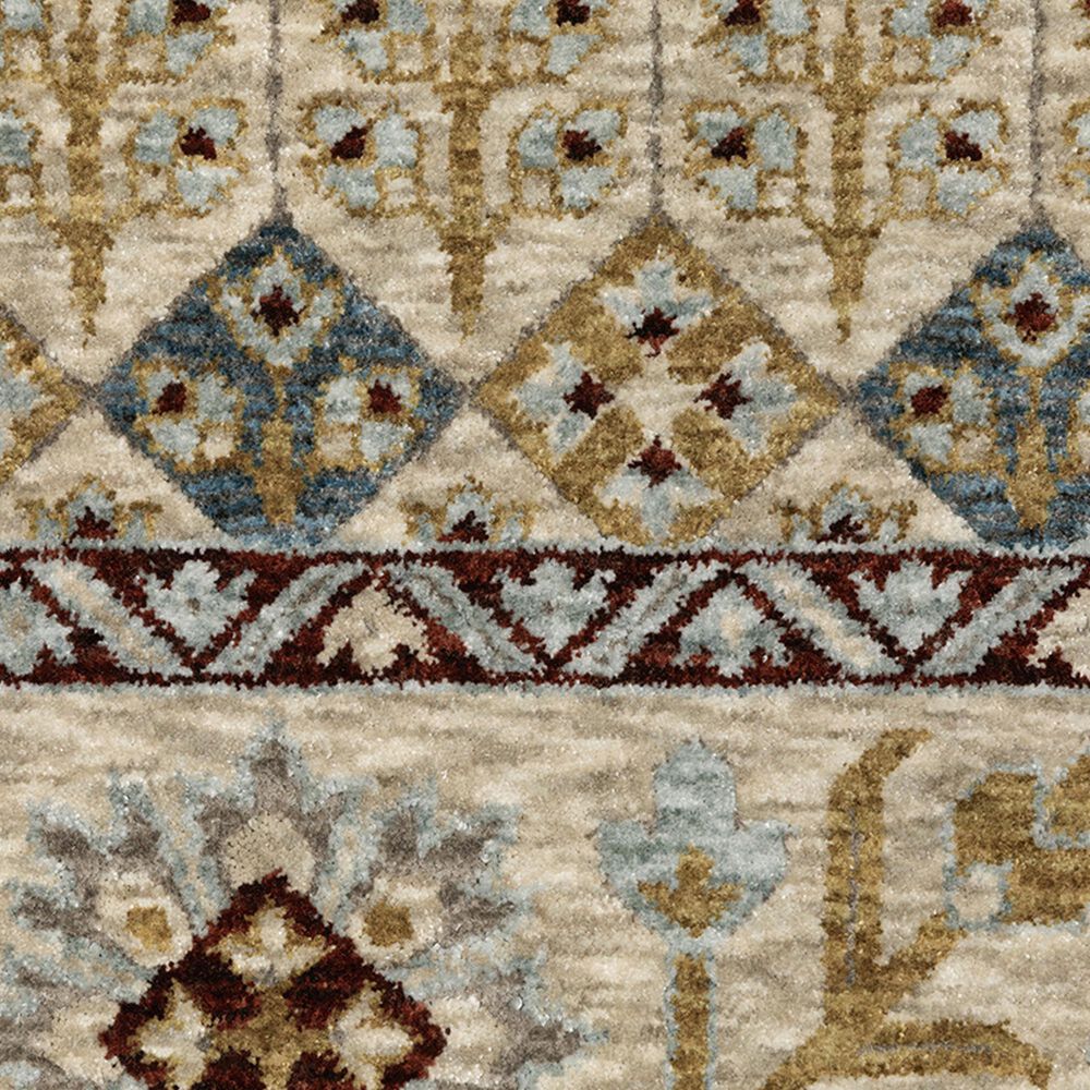 Oriental Weavers Capella Blue and Gold 7&#39;10&quot; x 10&#39;10&quot; Area Rug, , large