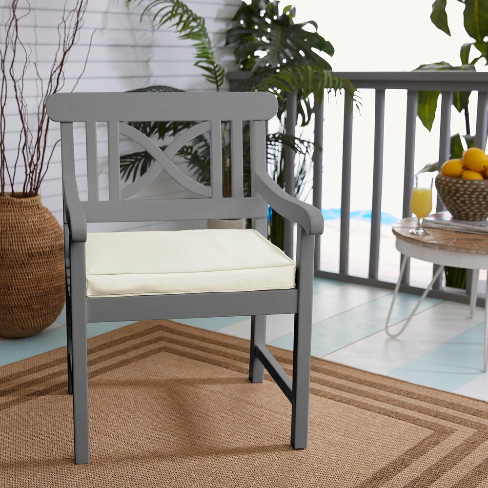 Sorra Home Sunbrella 20" Cushion in Canvas Natural, , large