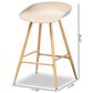 Baxton Studio Mairi Counter Stool in Beige/Natural (Set of 2), , large