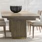 Fairfield Chair Everett Double Pedestal Dining Table in Biscotti and Brushed Brass- Table Only, , large