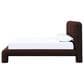Urban Home Anansi Mocoa Eastern King Upholstered Footboard, Rails and Slats in Mongoose Chenille, , large