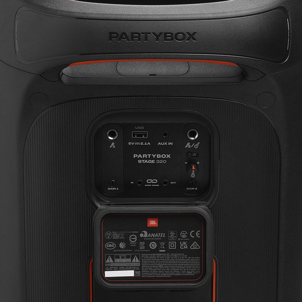 JBL Portable Party Speaker PartyBox Stage 320 in Black, , large