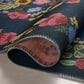 Rifle Paper Co. x Loloi Perennial Blossom 5"3" x 7"8" Navy Area Rug, , large