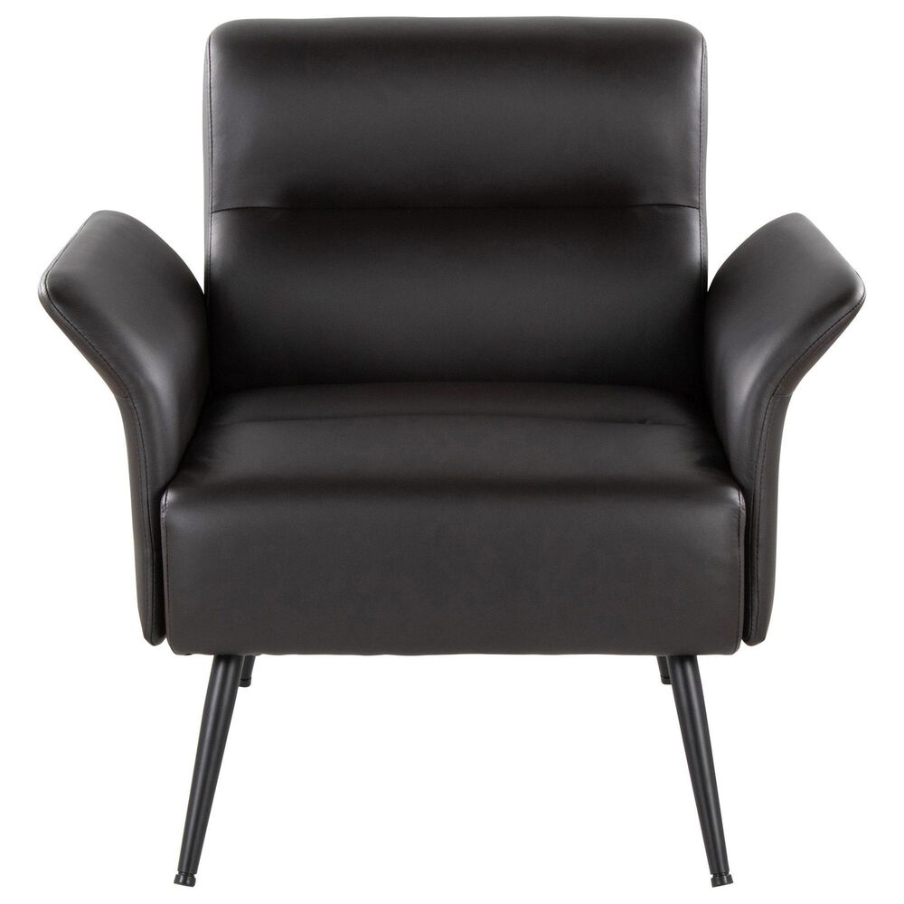 Lumisource Petal Accent Chair in Espresso, , large