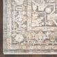 Nourison Antique Fusion Ivory and Charcoal 3"11" x 5"10" Area Rug, , large