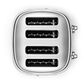 SMEG Retro 4x4 Toaster, Sl Steel, , large