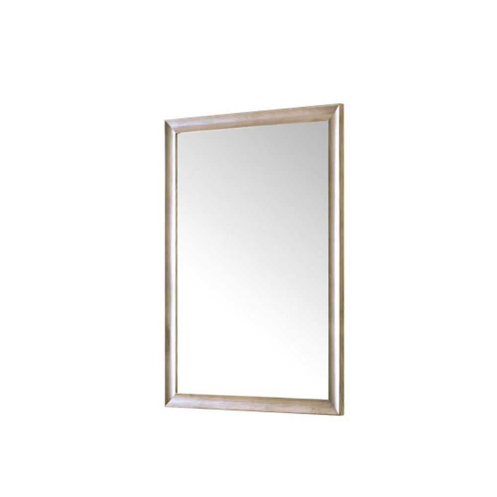 James Martin Vanities Glenbrooke 30&quot; Rectangular Mirror in Whitewashed Oak, , large