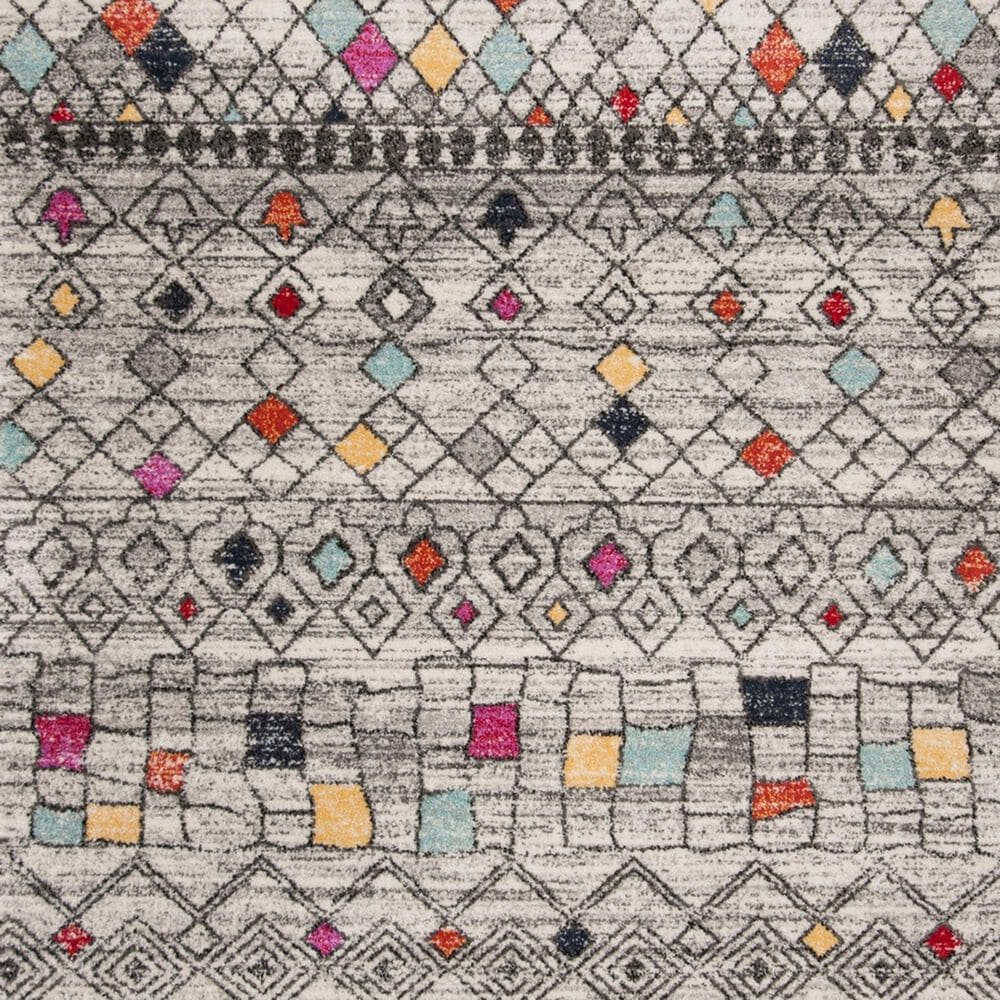 Safavieh Adirondack ADR204F 9&#39; x 12&#39; Light Grey and Fuchsia Area Rug, , large
