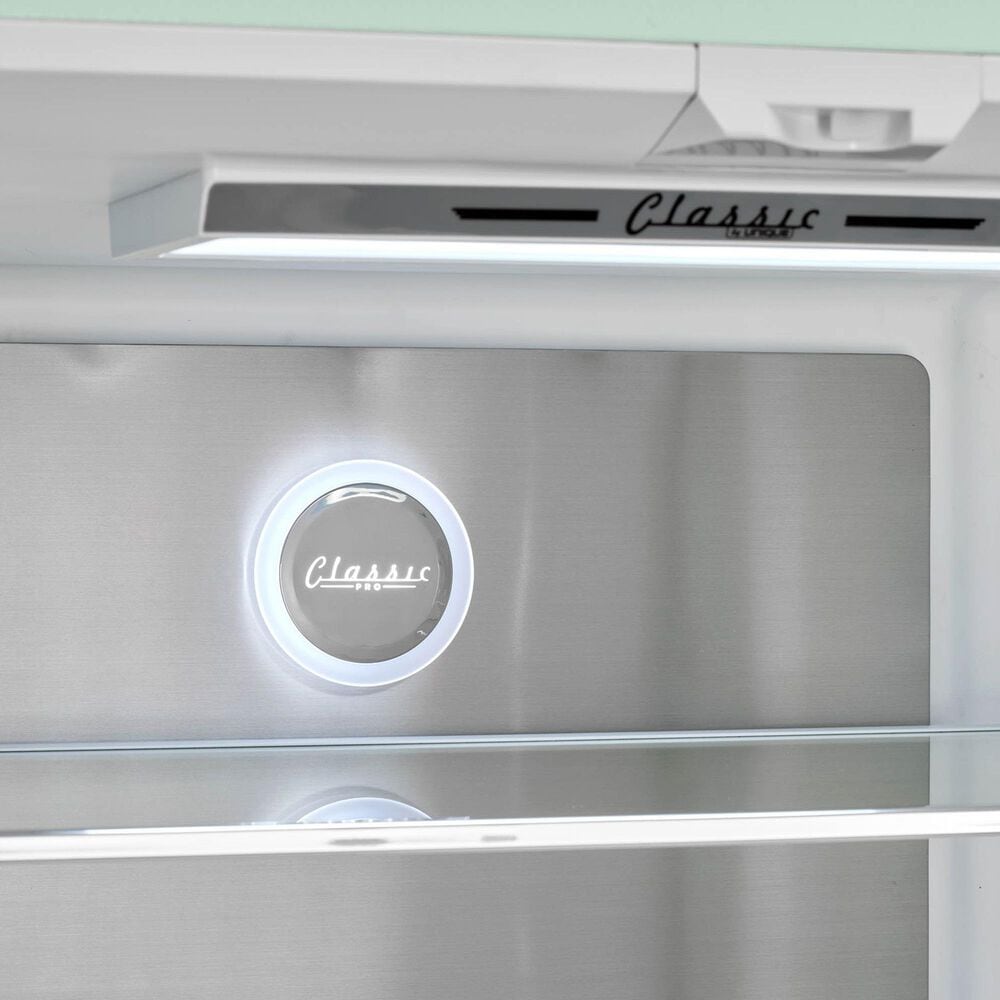 Unique Appliances Classic Retro 21.4 Cu. Ft Frost Free Counter Depth French Door Refrigerator in Summer Mint Green, , large