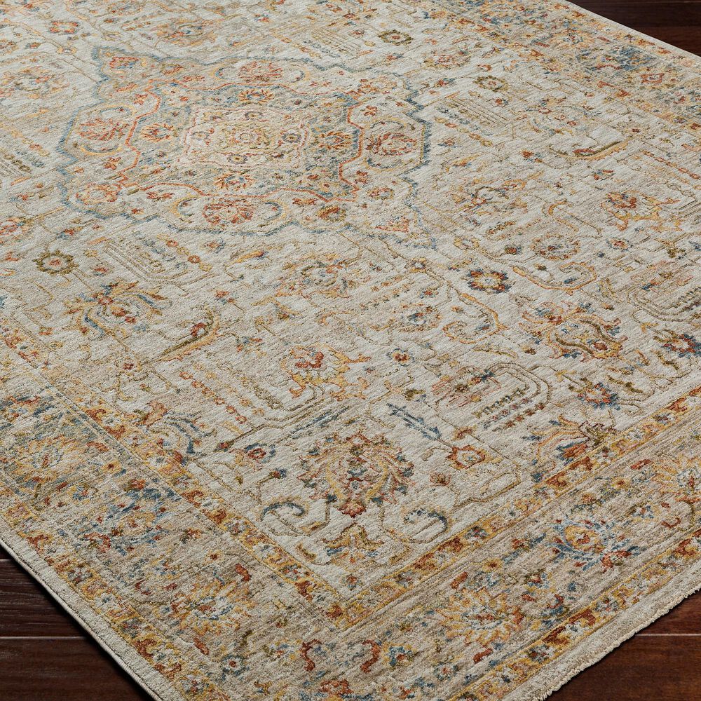 Surya Mona Lisa 12&#39; x 15&#39; Light Sage, Tan, Mustard, Olive, Brick Red, Dark Blue and Burgundy Area Rug, , large