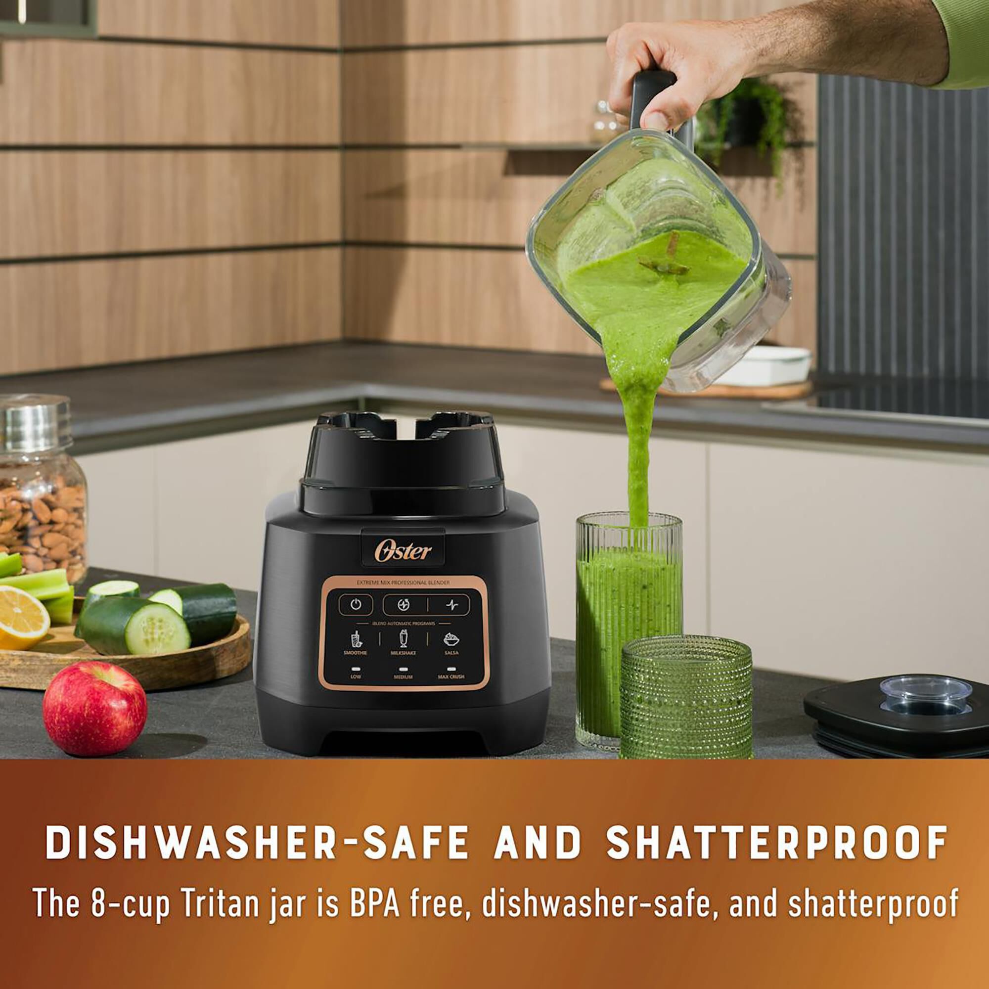 Oster Extreme Mix Blender in Black and Bronze