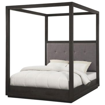 Urban Home Oxford Queen Canopy Bed in Oxford Gray, , large