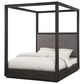 Urban Home Oxford Queen Canopy Bed in Oxford Gray, , large