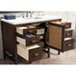 James Martin Vanities Addison 48" Single Bathroom Vanity in Mid Century Acacia with 3 cm White Zeus Quartz Top and Rectangular Sink, , large