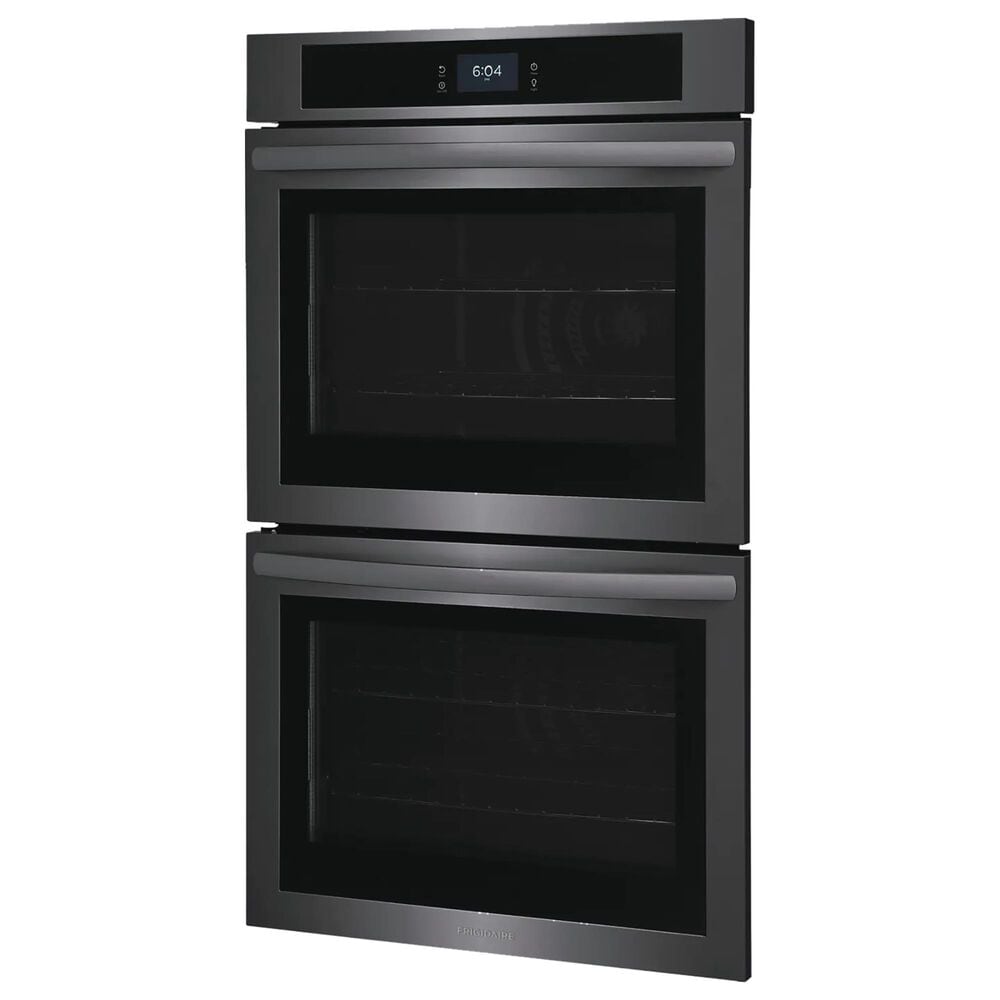 Frigidaire 30&quot; Double Electric Wall Oven with Fan Convection in Black Stainless Steel, , large