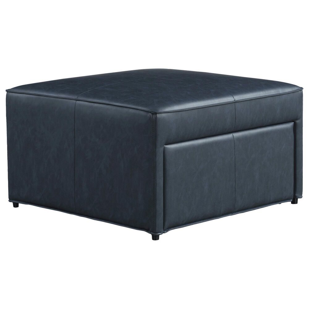 Lifestyle Solutions Hailey Storage Ottoman in Navy, , large