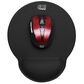 Adesso Memory Foam Mouse Pad with Wrist Rest in Black, , large