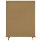 Pacific Landing Arini 5-Drawer Chest in Sand Wash and Aged Brass, , large