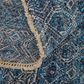 Feizy Rugs Dakota 9"6" x 13"6" Teal and Multicolor Area Rug, , large