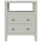 Butler Specialty Company Nora 2 Drawer Nightstand with Open Shelf in Sage Green, , large