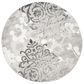 Safavieh Adirondack ADR114B-4R 4" x 4"  Silver/Ivory Round Rug, , large