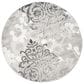 Safavieh Adirondack ADR114B-4R 4" x 4" Silver/Ivory Round Rug, , large