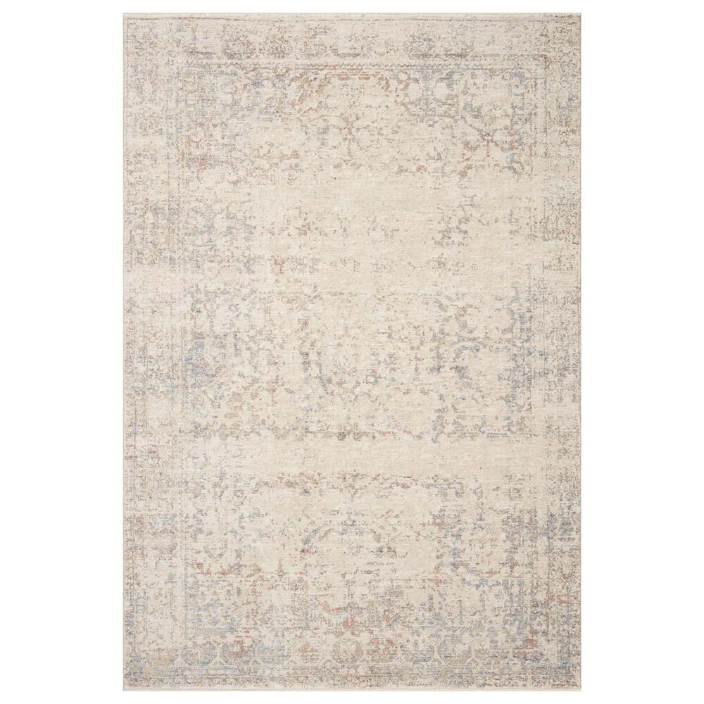 Magnolia Home Carlisle 2"3" x 3"10" Ivory and Multicolor Area Rug, , large