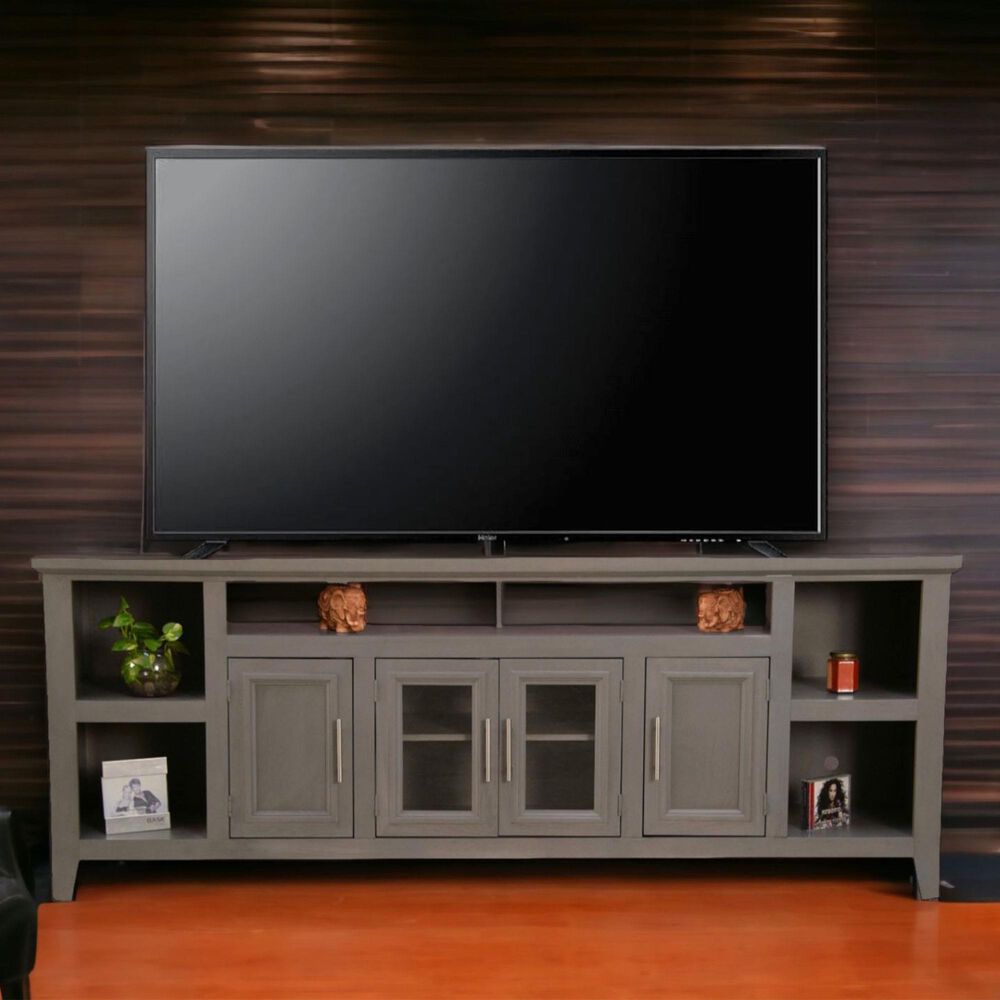 Cal-Baja Furniture 85&quot; TV Console in Gray, , large