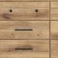 Ashley Makidern 6 Drawer Dresser Only in Natural Brown, , large