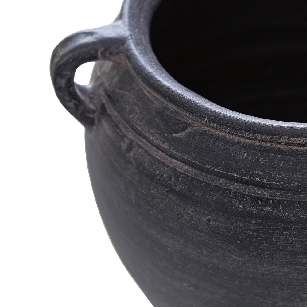 Ashley Meadie 9.5" Vase in Distressed Black, , large
