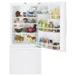 GE Appliances 20.9 Cu. Ft. Bottom Freezer Refrigerator in White, , large