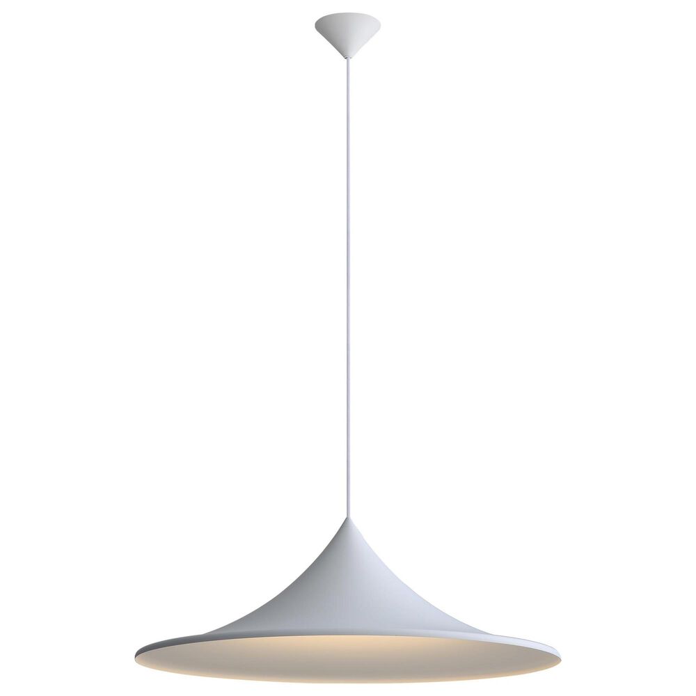 Golden Lighting Vistara 27.5" 1-Light Pendant in Sand White, , large