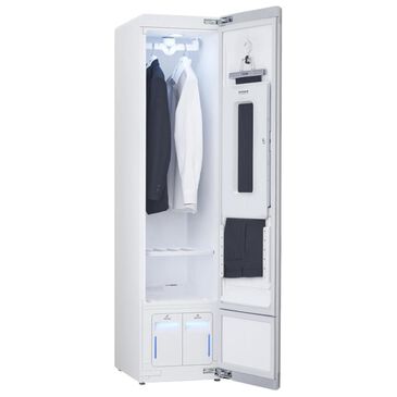 LG Smart WI-fi Enabled Steam Clothing Care System in White, , large