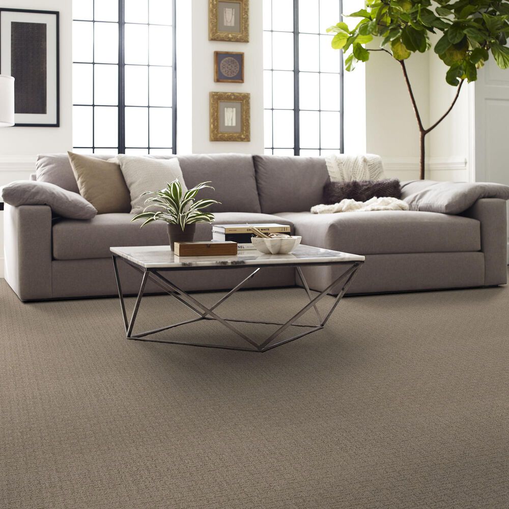 Shaw Bellera Soothing Surround Carpet in Beige Bisque, , large
