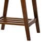 Baxton Studio Sacramento End Table in Dark Walnut, , large