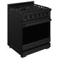 Thor Kitchen Gordon Ramsay Series 30" Professional Gas Range in Black, , large