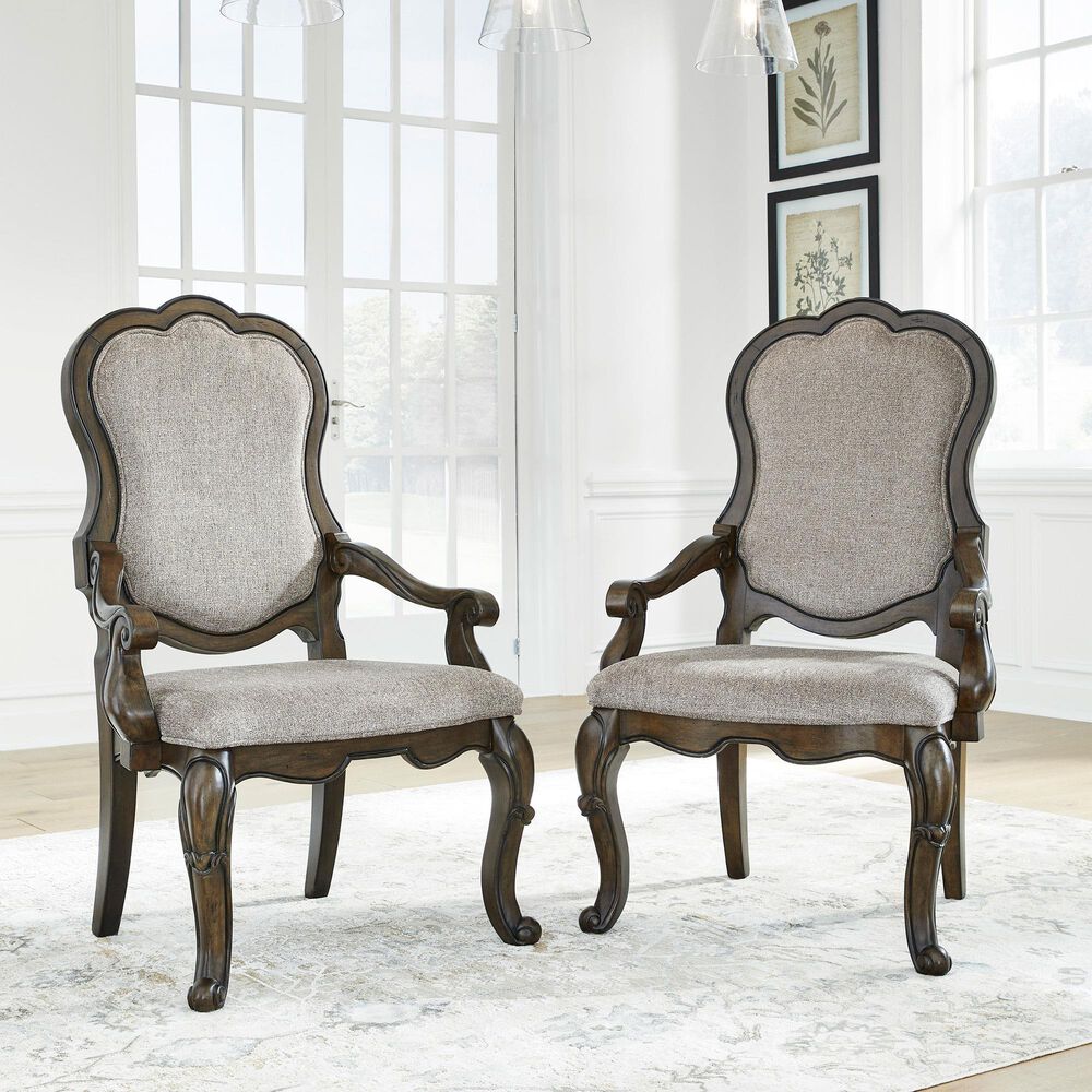 Millenium Maylee Arm Chair in Dark Brown, , large