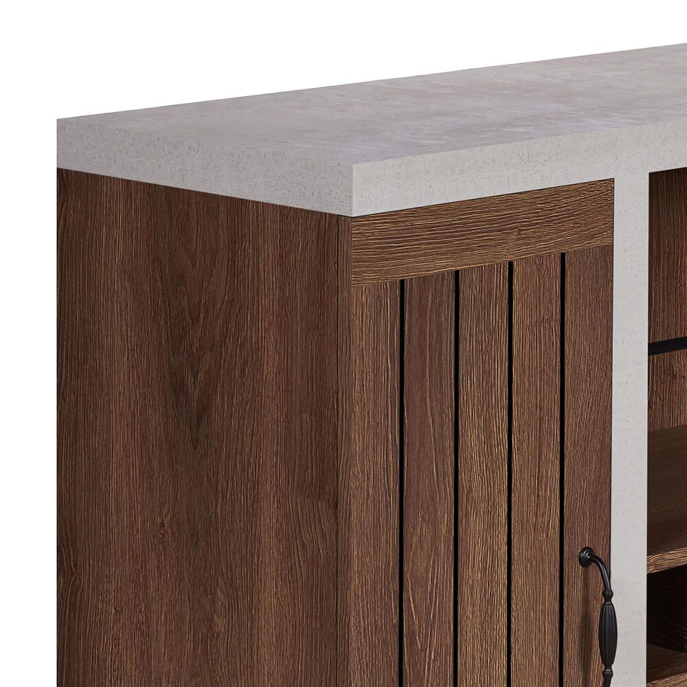 Furniture of America Taylor Buffet in Distressed Walnut, , large