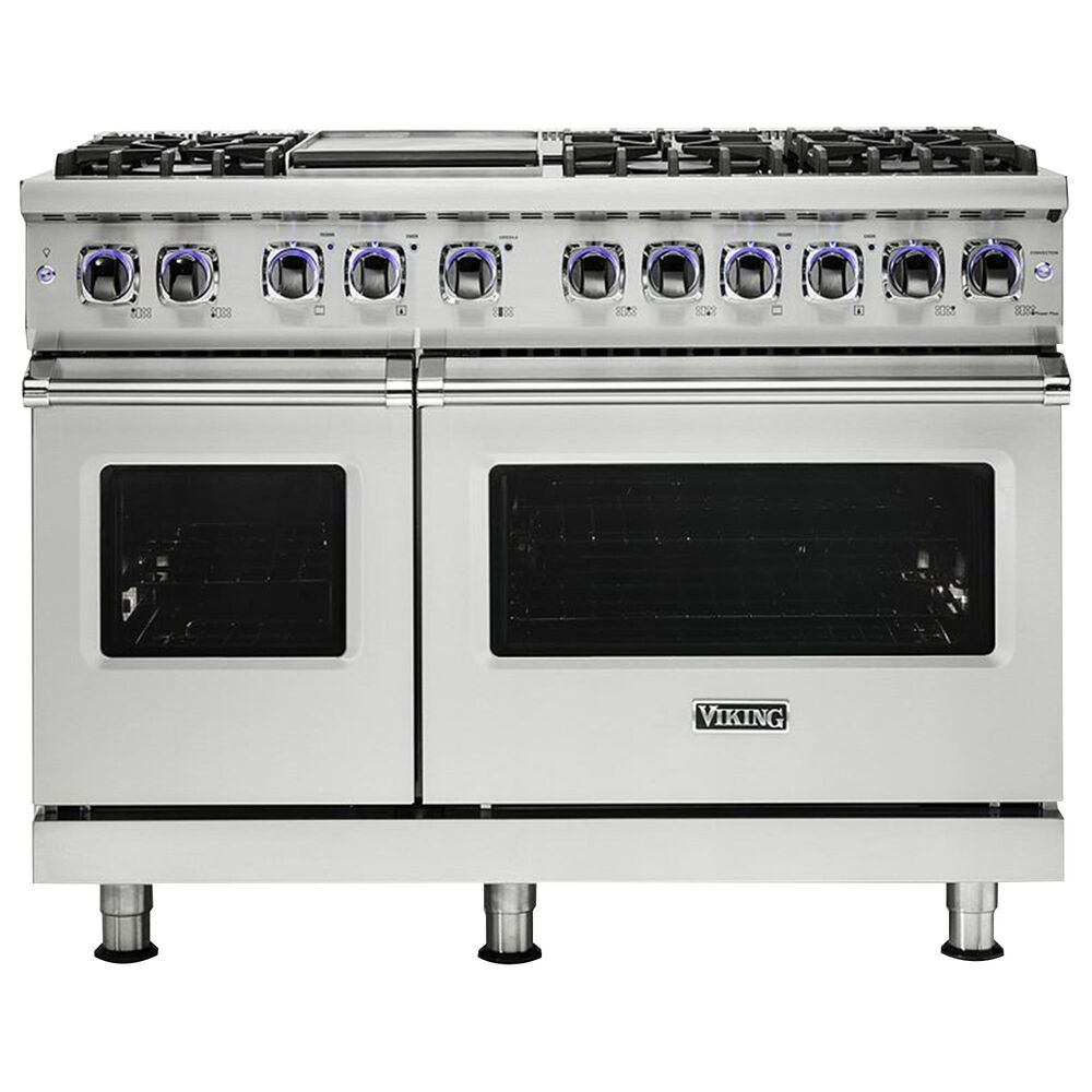 Viking Range 48" Dual Fuel Range in White Nebraska Furniture Mart