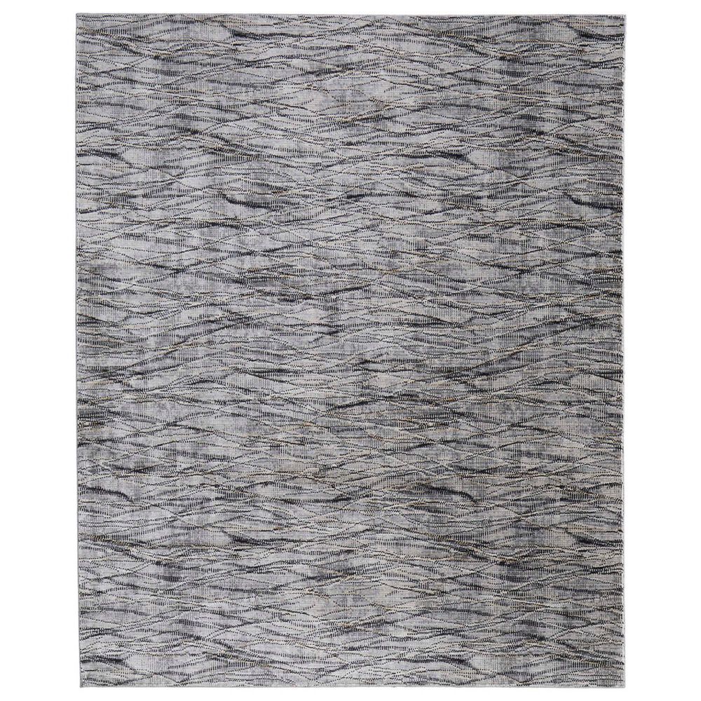 Feizy Sonora 2" x 3" Gray and Charcoal Area Rug, , large