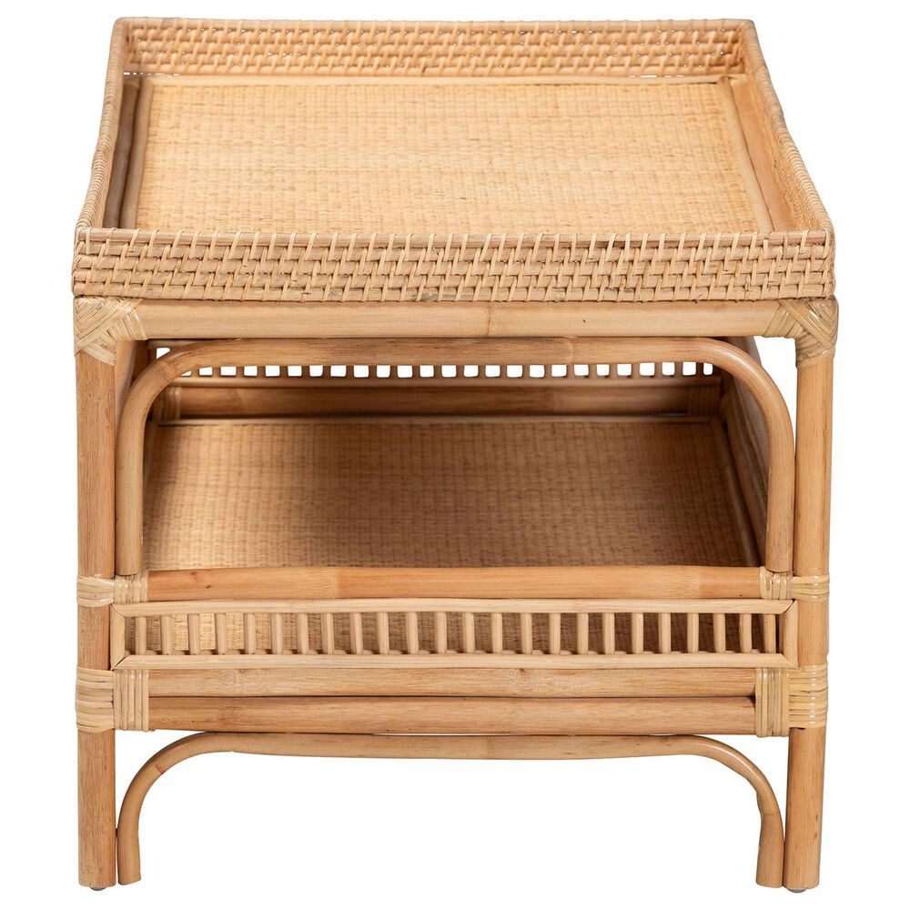 Baxton Studio Lombok Coffee Table in Natural, , large