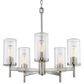 Golden Lighting Winslett 5-Light Chandelier in Pewter, , large