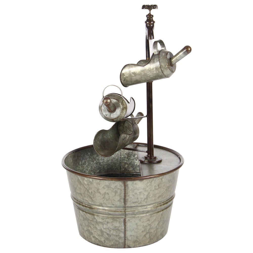 Maple and Jade 28&quot; Farmhouse Fountain in Gray, , large
